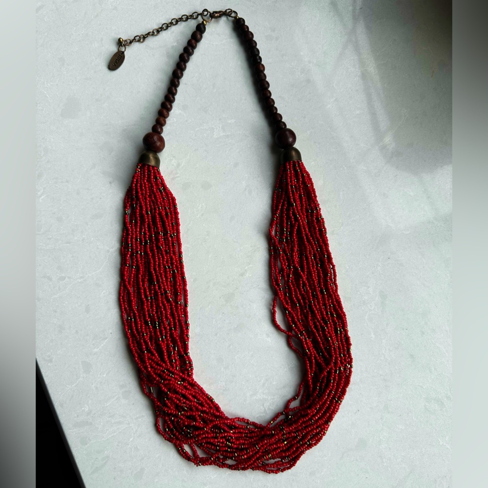 Beaded necklace from India